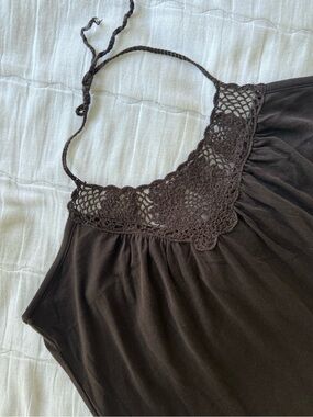 y2k Gap crotchet halter top